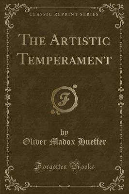 Book cover for The Artistic Temperament (Classic Reprint)