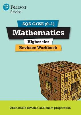 Book cover for Pearson REVISE AQA GCSE Mathematics (Higher) Revision Workbook - for 2025 and 2026 exams