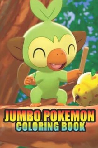 Cover of jumbo pokemon coloring book