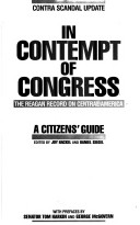 Book cover for In Contempt of Congress