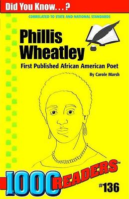 Book cover for Phillis Wheatley