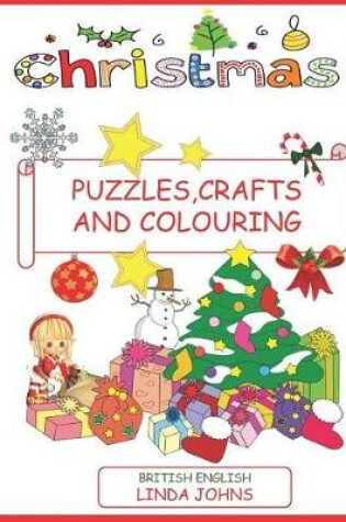 Cover of Christmas Puzzles, Crafts, and Colouring