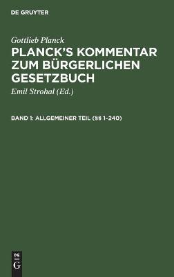 Cover of Allgemeiner Teil (�� 1-240)