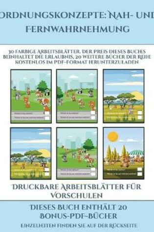 Cover of Druckbare Arbeitsblätter für Vorschulen (Ordnungskonzepte