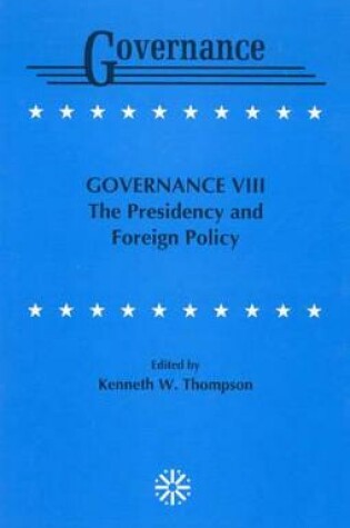 Cover of Governance VIII