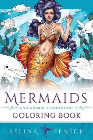 Cover of Mermaids and Animal Companions Coloring Book