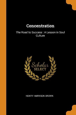 Book cover for Concentration