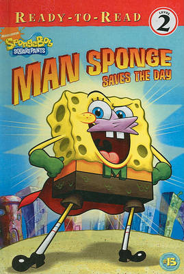 Book cover for Man Sponge Saves the Day