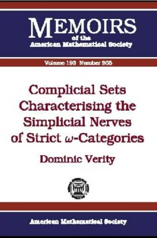 Cover of Complicial Sets Characterising the Simplicial Nerves of Strict Omega-Categories