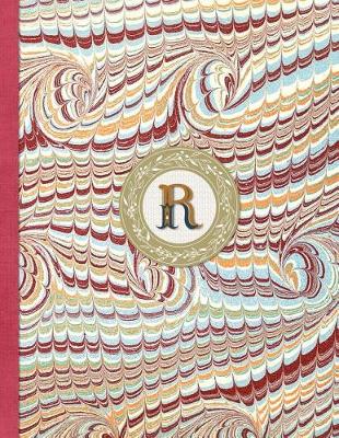 Book cover for Monogrammed Planner 2019 Personalized Initial Letter R