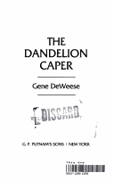 Book cover for The Dandelion Caper