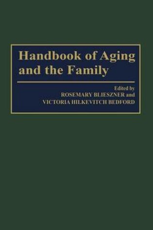 Cover of Handbook of Aging and the Family