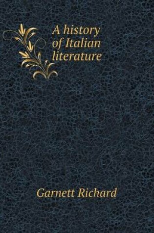 Cover of A History of Italian Literature