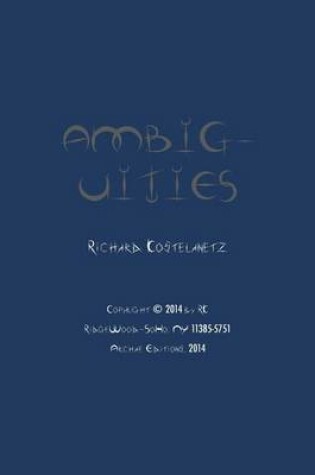Cover of Ambiguities