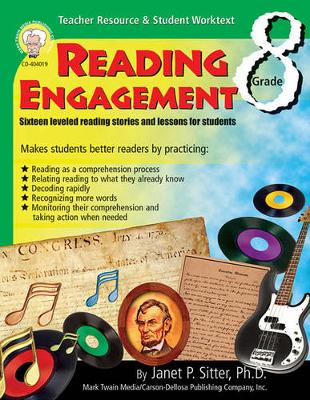 Book cover for Reading Engagement, Grade 8