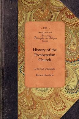 Book cover for History of the Presbyterian Church in KY