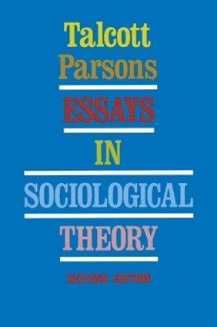Cover of Essays in Sociological Theory