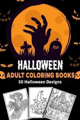Cover of Halloween Adult Coloring Books