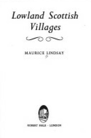 Cover of Lowland Scottish Villages