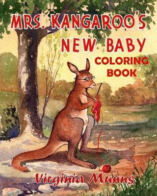 Cover of Mrs. Kangaroo's New Baby Coloring Book