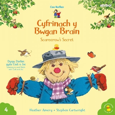 Book cover for Cyfres Cae Berllan: Cyfrinach y Bwgan Brain / Scarecrow's Secret
