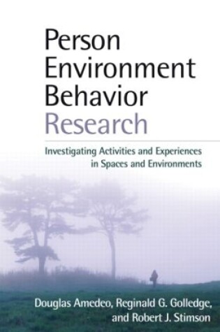 Cover of Person-Environment-Behavior Research