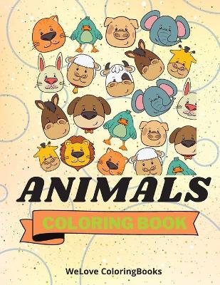 Book cover for Animals Coloring Book