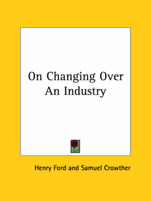 Book cover for On Changing Over an Industry
