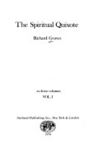 Cover of Spirit Quixote