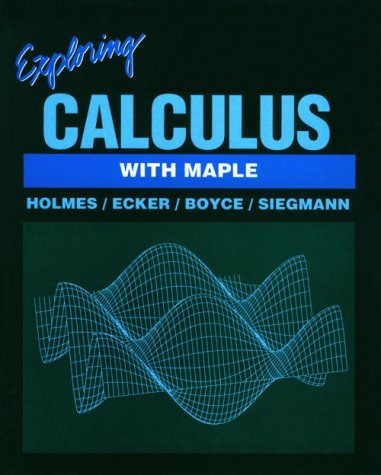 Book cover for Exploring Calculus with Maple Lab Manual