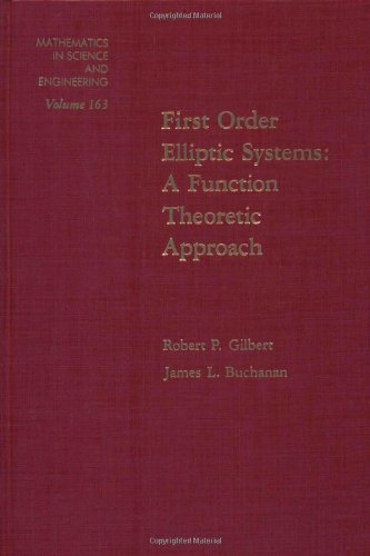 Cover of First Order Elliptic Systems