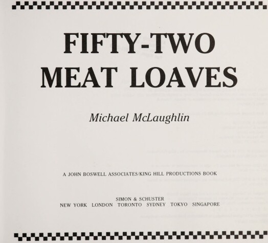 Book cover for Fifty Two Meat Loaves