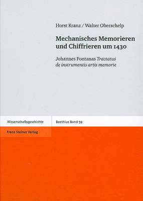 Book cover for Mechanisches Memorieren Und Chiffrieren Um 1430