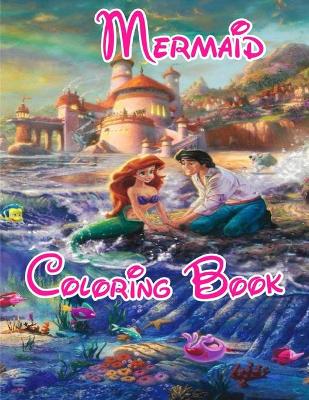 Book cover for Mermaid Coloring Book