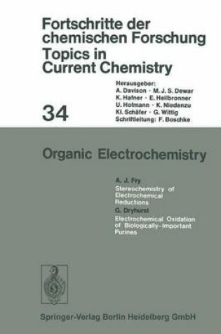 Cover of Organic Electrochemistry