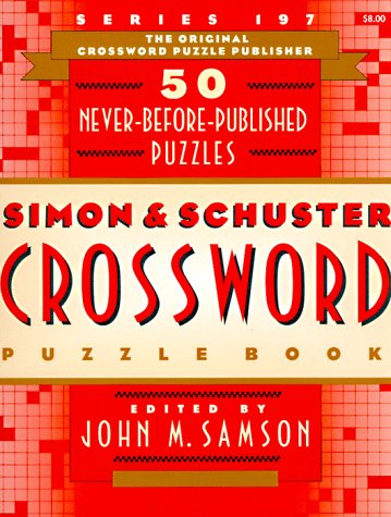 Book cover for Simon & Schuster Crosswords #