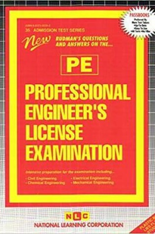 Cover of PROFESSIONAL ENGINEER (PE)
