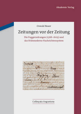 Book cover for Zeitungen VOR Der Zeitung