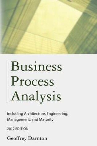 Cover of Business Process Analysis