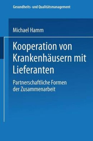 Cover of Kooperation von Krankenhäusern mit Lieferanten