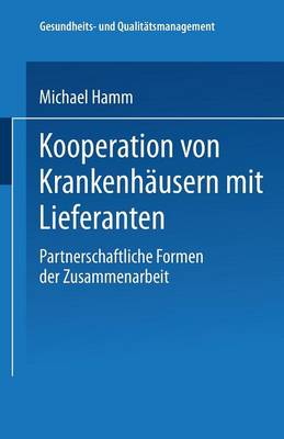 Cover of Kooperation von Krankenhäusern mit Lieferanten