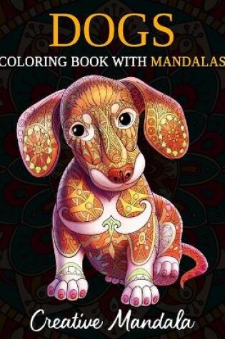 Cover of Dogs Coloring Book with Mandalas