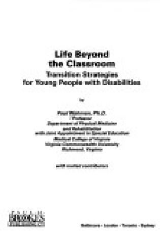 Cover of Life Beyond the Classroom