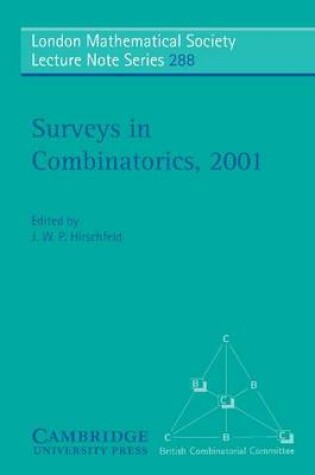 Cover of Surveys in Combinatorics, 2001