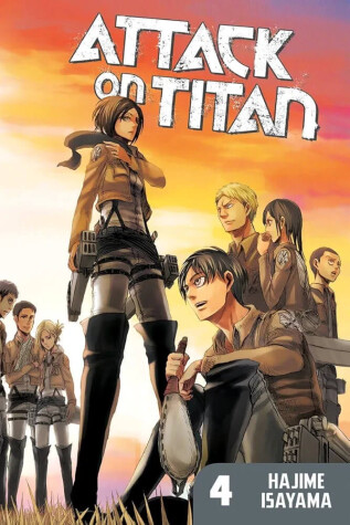 Book cover for Attack on Titan, Volume 4