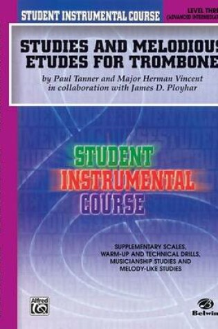 Cover of Studies and Melodious Etudes for Trombone, Lev III