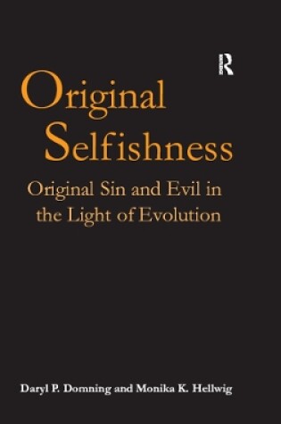 Cover of Original Selfishness