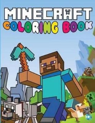 Book cover for Minecraft Coloring Book