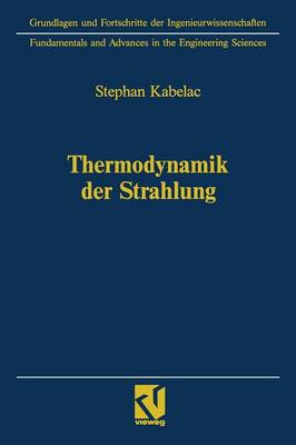 Cover of Thermodynamik Der Strahlung