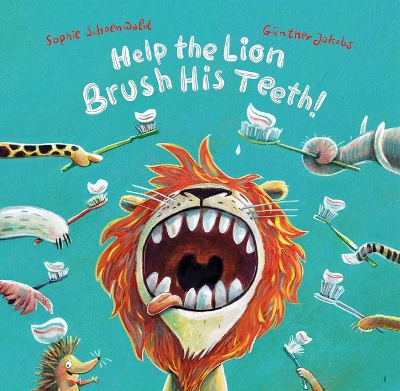 Book cover for Help the Lion Brush His Teeth